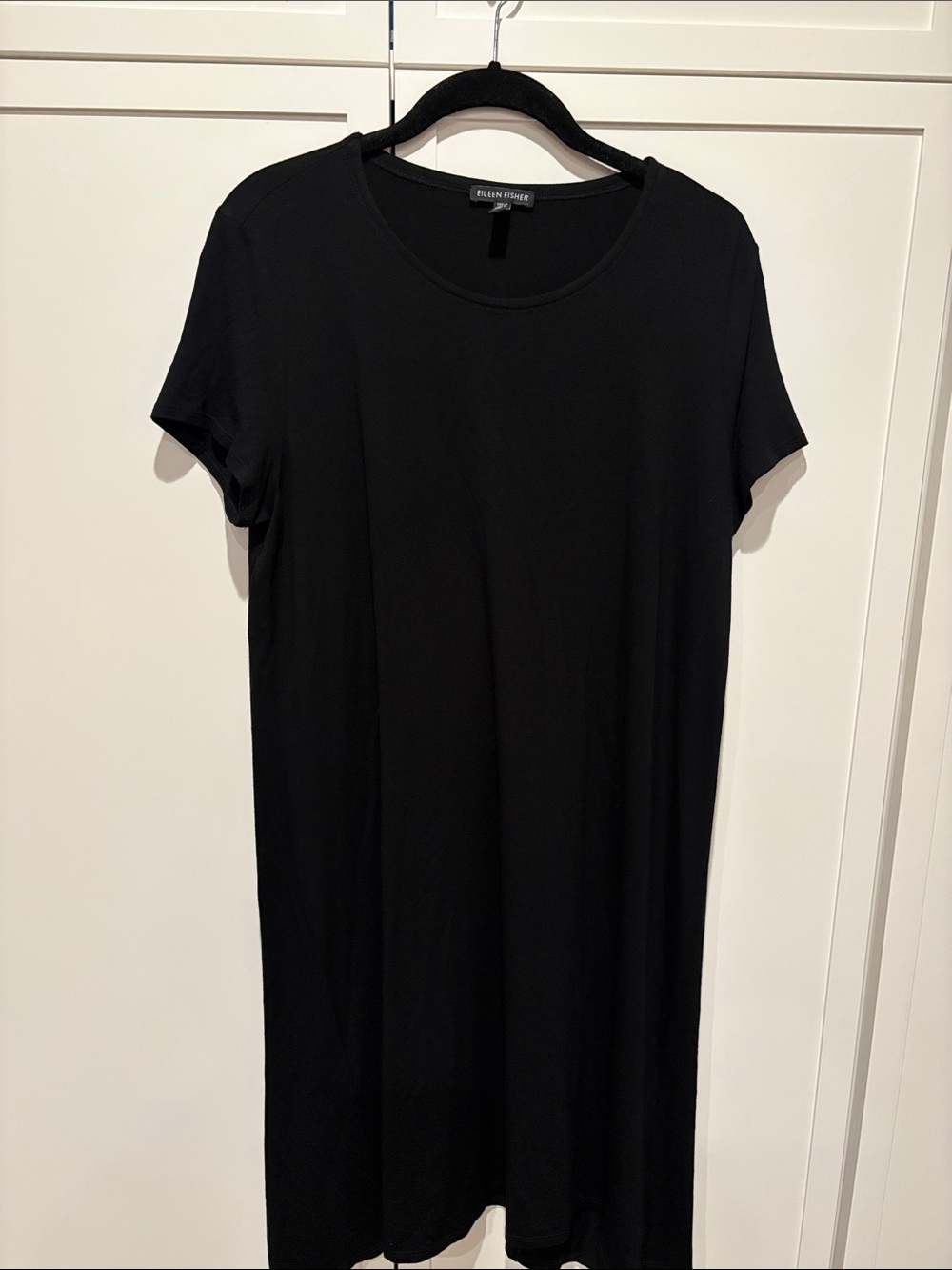 Eileen Fisher Black Short-Sleeve dress